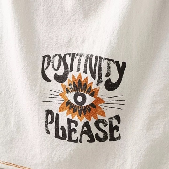 Anthropologie Dazey LA Positivity Please Dish Towel - Picture 2 of 2